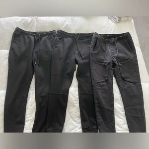 ZARA mens black joggers bundle Size Small